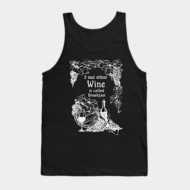 Wine and Grapes Tank Top by SpiceTree